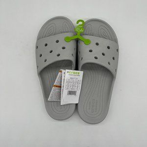 Crocs Men's Classic Slide Unisex Sandals Comfort Shoes - Atmosphere (Light gray)